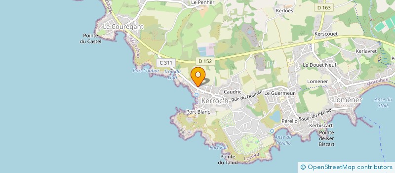 localisation de l'entreprise MAURANE à PLOEMEUR