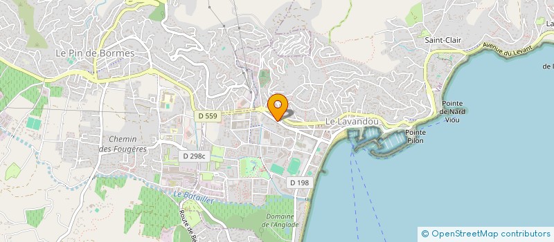 localisation de l'entreprise MAURANTO à LE LAVANDOU