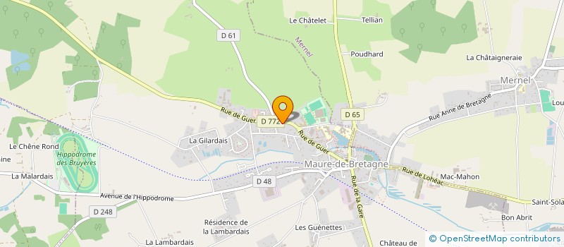 localisation de l'entreprise MAURE FOOTBALL CLUB à VAL D'ANAST