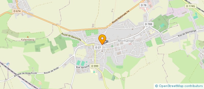 localisation de l'entreprise MAUREEN COIFFURE  MORHANGE