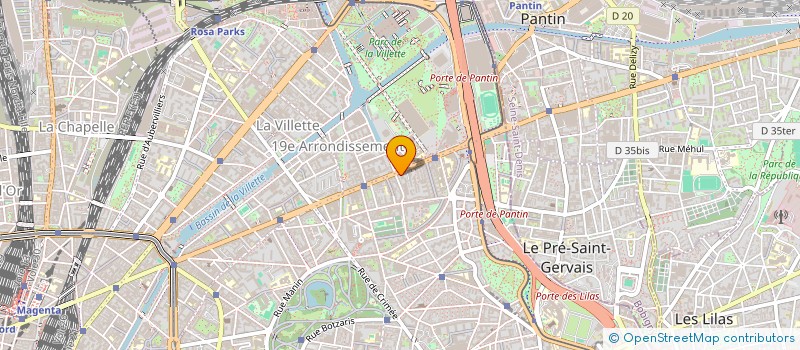 localisation de l'entreprise MAUREL ET CIE à PARIS