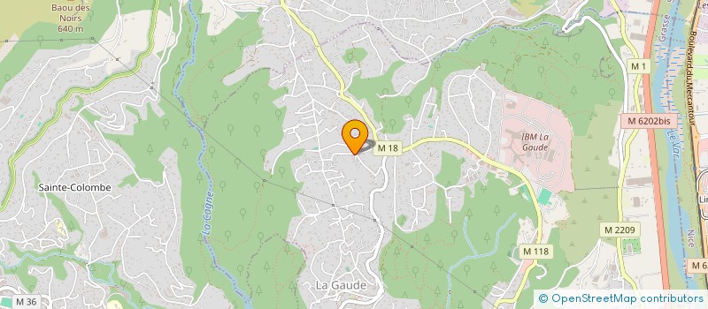 localisation de l'entreprise MAUREL MONTAGE à LA GAUDE