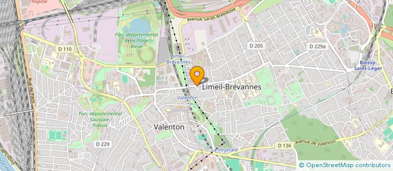 localisation de l'entreprise MAUREL PROTECTION à LIMEIL-BREVANNES
