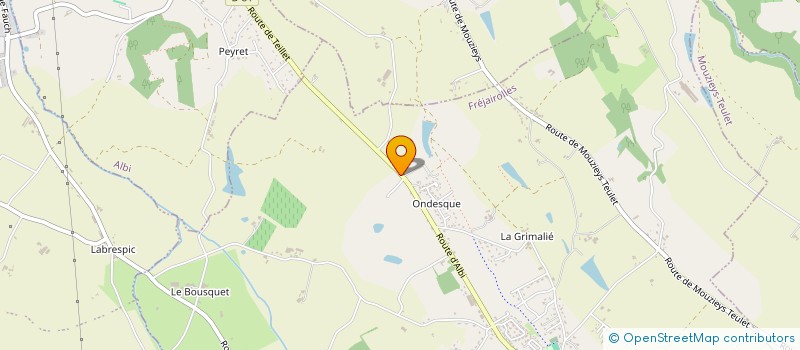 localisation de l'entreprise MAUREL VOLTA  FREJAIROLLES