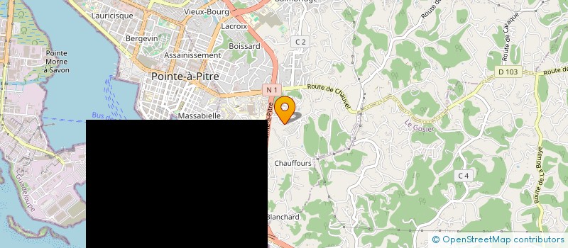 localisation de l'entreprise MAURENE à LES ABYMES
