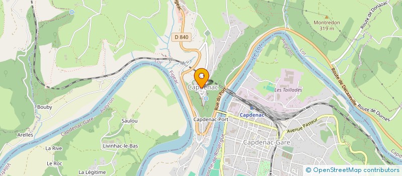 localisation de l'entreprise MAURENLE  CAPDENAC