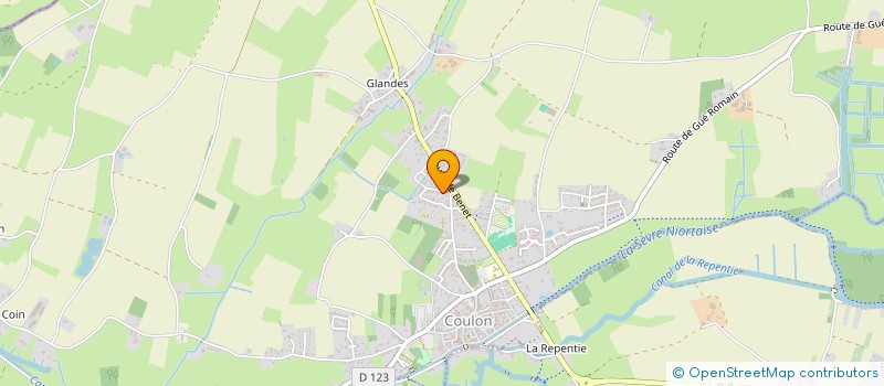 localisation de l'entreprise MAUREPAS  COULON