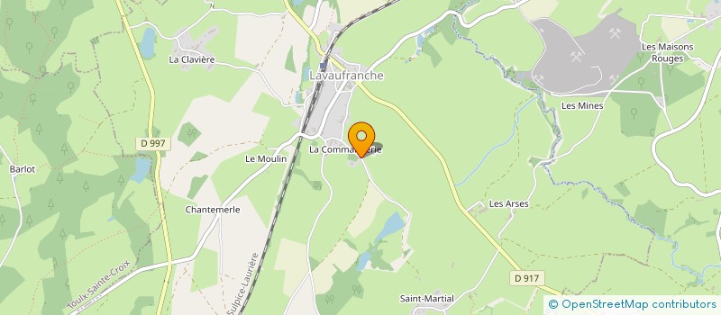 localisation de l'entreprise MAURETTE à LAVAUFRANCHE