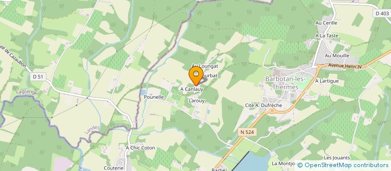 localisation de l'entreprise MAURI  CAPBRETON