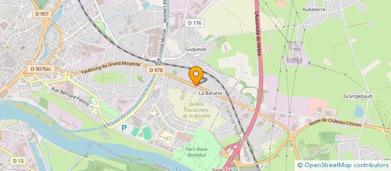 localisation de l'entreprise MAURI à NEVERS