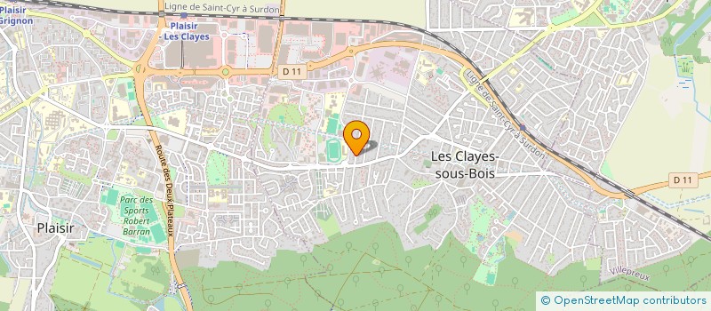 localisation de l'entreprise MAURI 7 à LES CLAYES-SOUS-BOIS