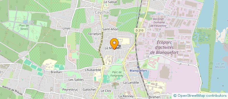 localisation de l'entreprise MAURIAN à BLANQUEFORT