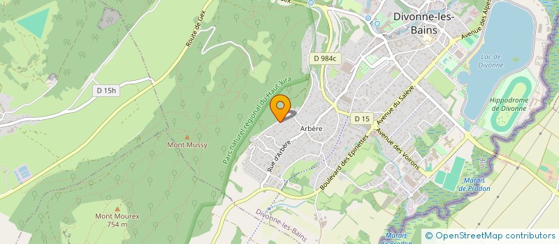 localisation de l'entreprise MAURICE  DIVONNE-LES-BAINS