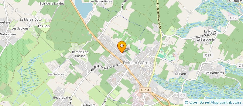 localisation de l'entreprise MAURICE  DOLUS-D'OLERON