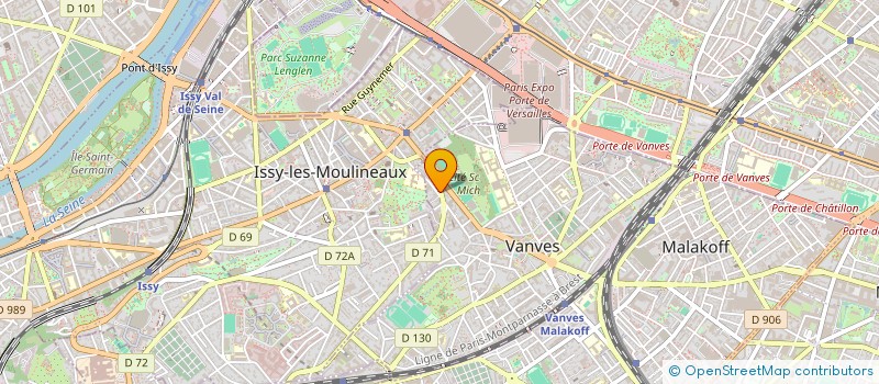 localisation de l'entreprise MAURICE  VANVES