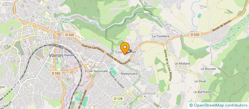 localisation de l'entreprise MAURICE  COUBLEVIE