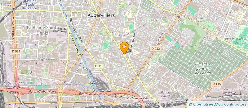 localisation de l'entreprise MAURICE ALLSTARS FC  AUBERVILLIERS