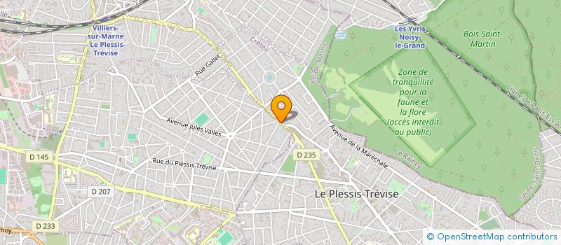 localisation de l'entreprise MAURICE BERTEAUX à LE PLESSIS-TREVISE