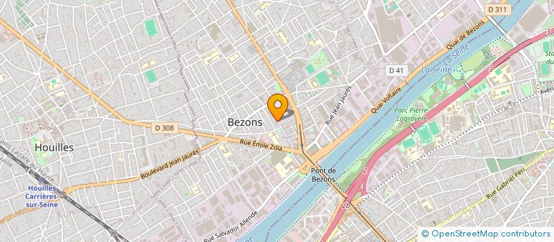 localisation de l'entreprise MAURICE BERTEAUX  BEZONS