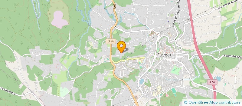 localisation de l'entreprise MAURICE BLEUZE  FUVEAU