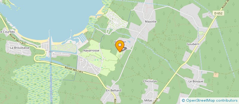 localisation de l'entreprise MAURICE BOHRER ET CIE  BISCARROSSE