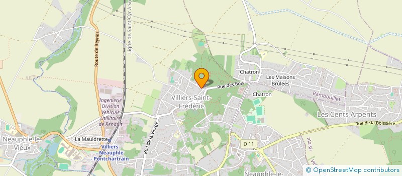 localisation de l'entreprise MAURICE CAYEN  VILLIERS-SAINT-FREDERIC