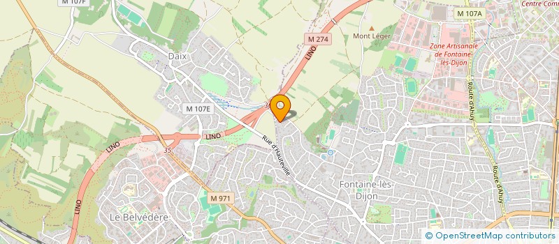 localisation de l'entreprise MAURICE COTTIN  FONTAINE-LES-DIJON