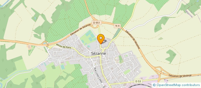 localisation de l'entreprise MAURICE DUGAY ET COMTE DE MONTGIVROUX  SEZANNE