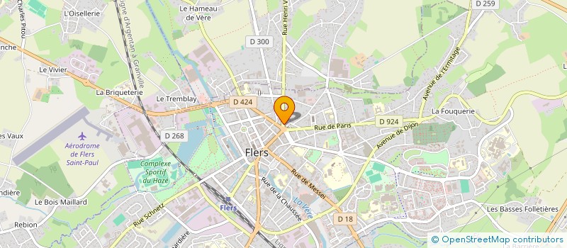 localisation de l'entreprise MAURICE FOUQUART ET COMPAGNIE à FLERS