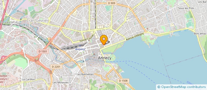 localisation de l'entreprise MAURICE GIRAUD BATISSEUR à ANNECY