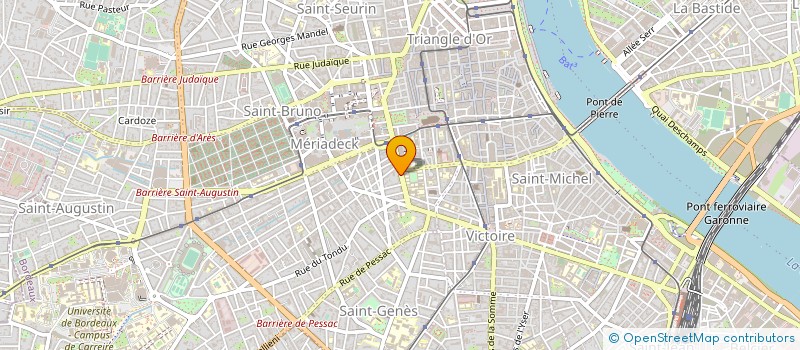 localisation de l'entreprise MAURICE & MAURICE à BORDEAUX