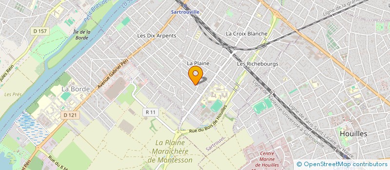 localisation de l'entreprise MAURICE PLACEMENT RESTAURATION  SARTROUVILLE