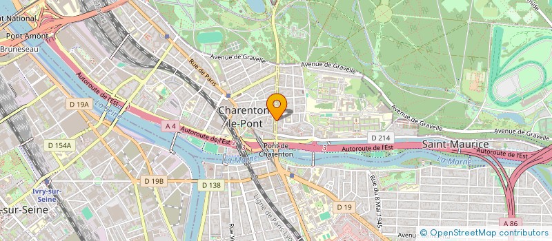 localisation de l'entreprise MAURICE SERVICES ET TRANSPORTS à VITRY-SUR-SEINE