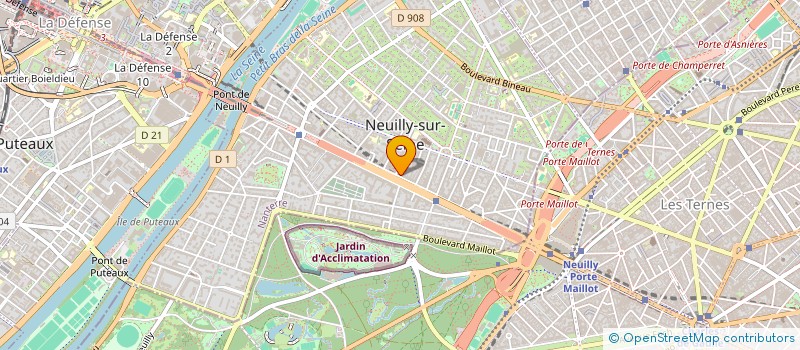 localisation de l'entreprise MAURICE VIOLETTE à NEUILLY-SUR-SEINE