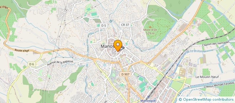 localisation de l'entreprise MAURICE VITTE 1  MANOSQUE