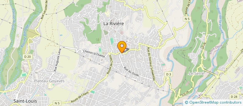 localisation de l'entreprise MAURICIA  SAINT-LOUIS