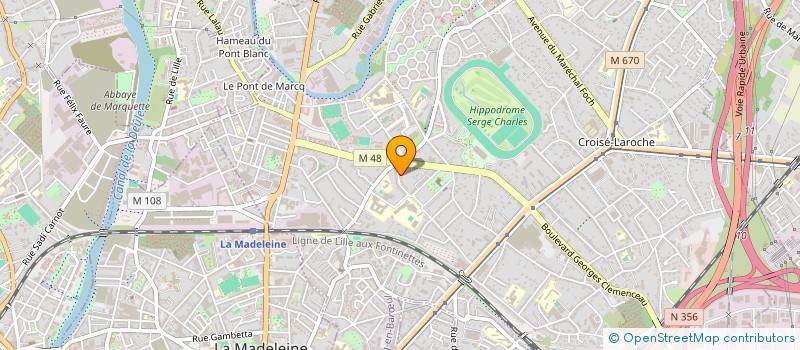 localisation de l'entreprise MAURICIUS SARL à MARCQ-EN-BARŒUL