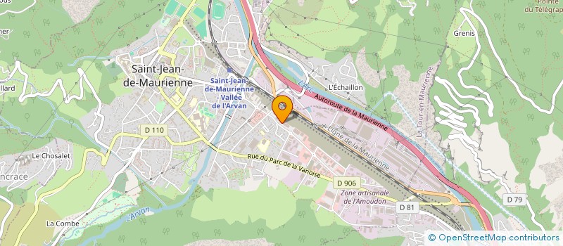 localisation de l'entreprise MAURIENNE BUFFET  SAINT-JEAN-DE-MAURIENNE