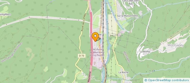 localisation de l'entreprise MAURIENNE E.N.  VAL-D'ARC