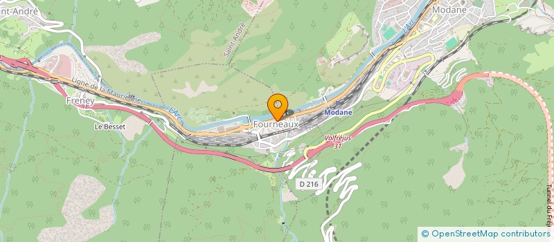 localisation de l'entreprise MAURIENNE ESCRIME  FOURNEAUX