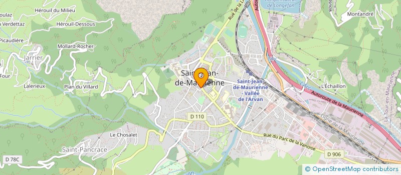 localisation de l'entreprise MAURIENNE INFORMATIQUE à SAINT-JEAN-DE-MAURIENNE