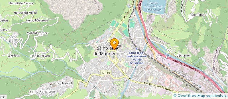 localisation de l'entreprise MAURIENNE JUDO  SAINT-JEAN-DE-MAURIENNE