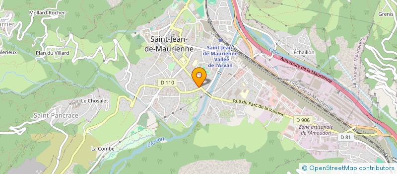 localisation de l'entreprise MAURIENNE KEBAB  SAINT-JEAN-DE-MAURIENNE