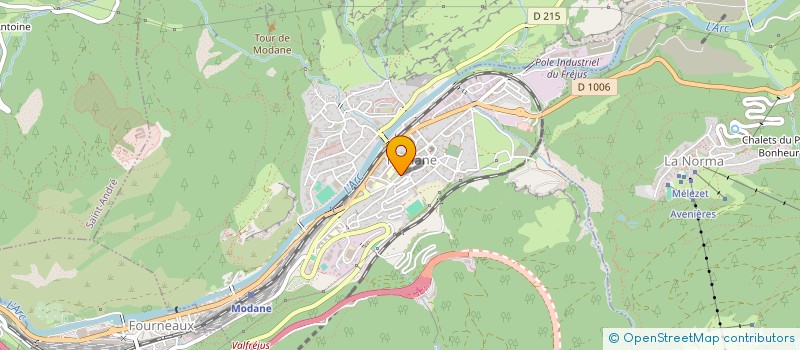 localisation de l'entreprise MAURIENNE TELE MENAGER à MODANE