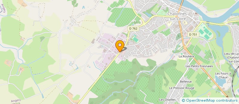 localisation de l'entreprise MAURILYS à CHALONNES-SUR-LOIRE