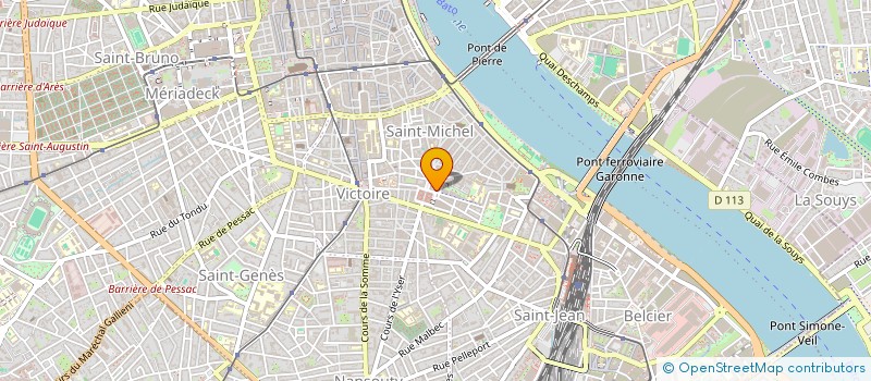 localisation de l'entreprise MAURIN HENRIETTE ET BERNARD  BORDEAUX