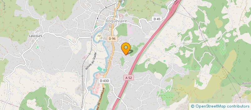 localisation de l'entreprise MAURIN INVEST  ROQUEVAIRE