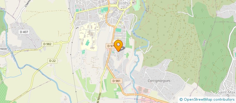 localisation de l'entreprise MAURIN MICHEL  UZES