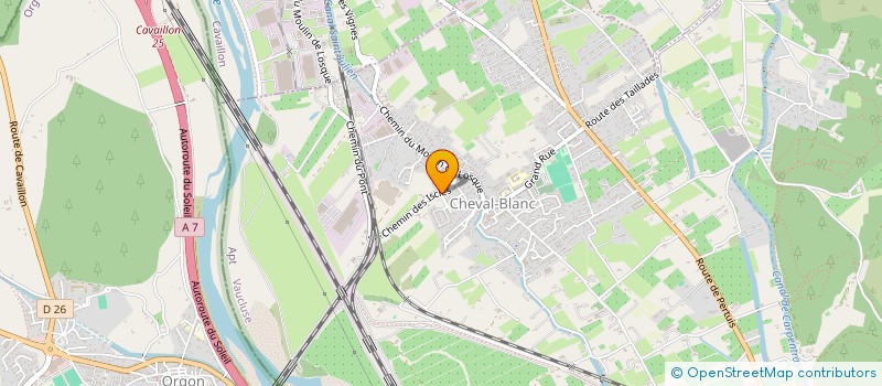 localisation de l'entreprise MAURIN PERE ET FILS  CHEVAL-BLANC