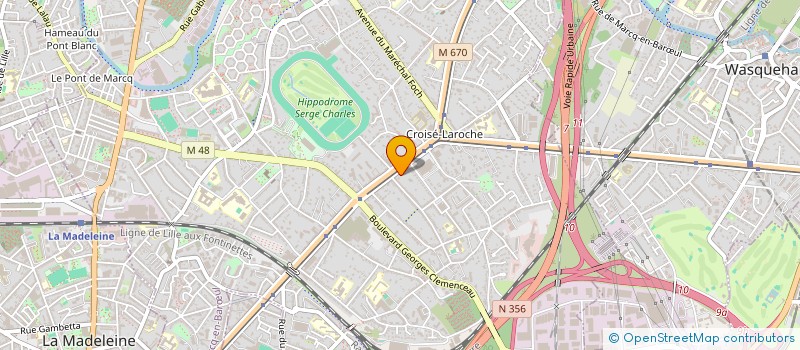localisation de l'entreprise MAURINE à MARCQ-EN-BARŒUL